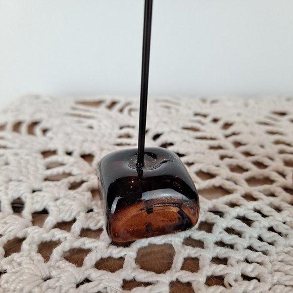 Set of 3 Pier1 Jeweled Flower Style Photo / Recipe Card Holders - Picture 3 of 9